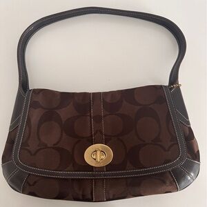 Vintage Coach Monogram Handbag